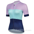 Jersey a manica corta in ciclismo classico essenziale femminile